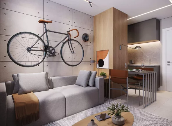 Imagem ZION - Zion - Studio 25m² – Morar no Centro de Curitiba | Empreendimento Compacto, Inteligente e Conectado