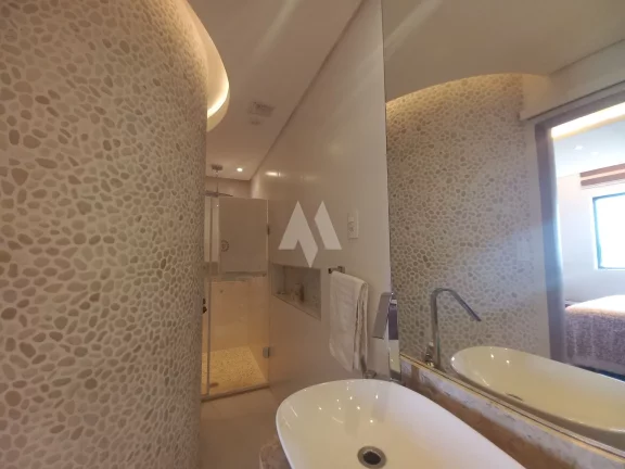 Imagem Apartamento Duplex com 2 dormitórios vista mar à venda na Ponta da Praia - Santos