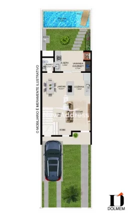 Imagem Casa Duplex com 3 quartos e suíte em Jardim Colorado - Vila Velha