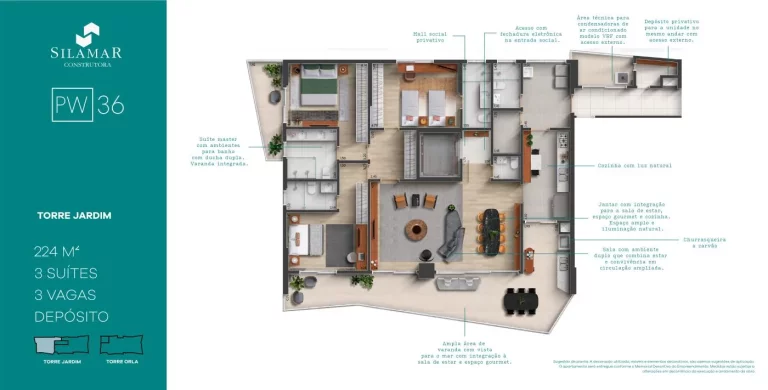 Imagem Lançamento em obras no Gonzaga em Santos de Alto Padrão