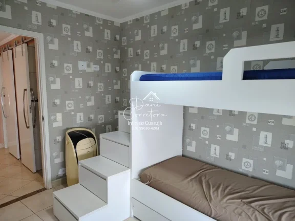 Imagem Apartamento com locação sem garantia frente mar Tombo com lazer: 2 salas, 2 banheiros, 1 vaga de garagem, 78m².