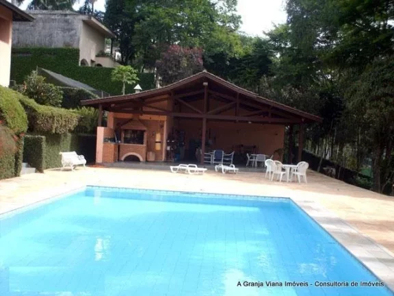 Imagem Casa com 4 dormitórios, 629 m² - venda por R$ 3.700.000,00 ou aluguel por R$ 15.000,00/mês - Granja Viana - Carapicuíba/SP