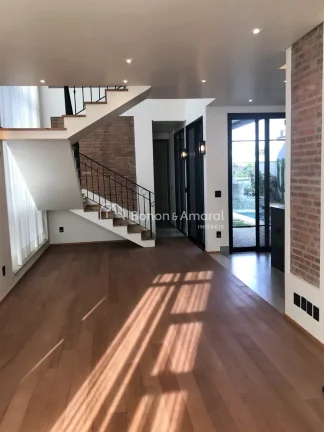 Imagem Sobrado de alto padrão à venda no Condomínio La Dolce Vita, em Paulínia. No piso superior, são ...