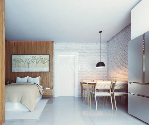 Imagem Flat/Loft/Estúdio com 1 quarto à Venda, Saguaçu - Joinville
