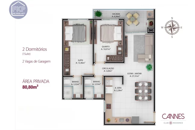 Imagem Apartamento 2 dormitórios!