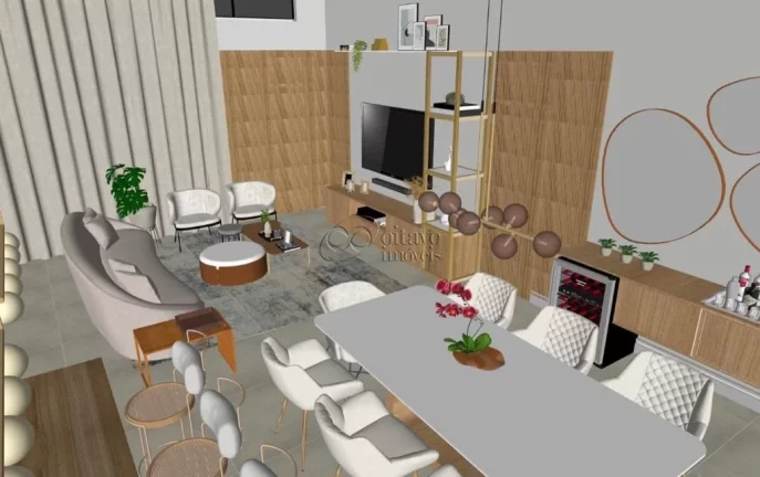 Imagem CASA DE ALTO PADRÃO RECEN CONSTRUIDA NO ALPHAVILLE TRÊS