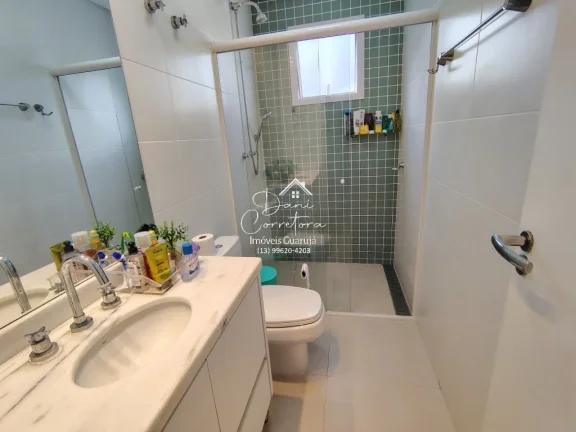 Imagem Imperdível apartamento garden frente mar no Tombo com lazer, 2 quartos, 2 suítes, 2 salas, 3 banheiros, 2 vagas, 150m²!