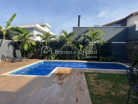 Imagem Sobrado alto padrão à venda no Condomínio Figueira Branca, em Paulínia/SP. 

 O imóvel possui t...