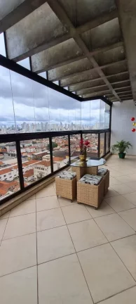 Imagem Cobertura à semi-mobiliada de 271 m², com 3 dormitórios ,sendo 2 suítes master com closet e banh...