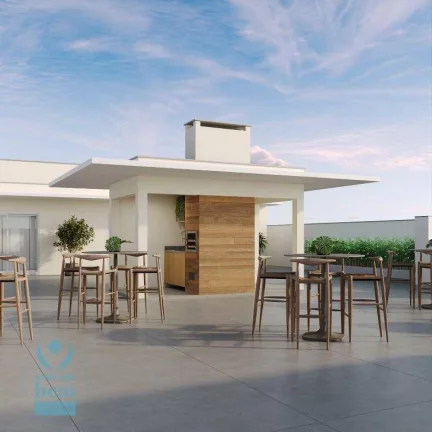 Imagem Studio com 1 quarto, sacada com churrasqueira à venda, 28 m² por R$ 331.351,40 - Boa Vista - Curitiba/PR