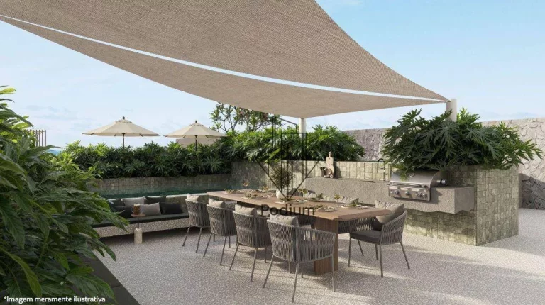 Imagem Apartamentos com varanda / sacada gourmet e vista à beira mar da praia Formosa em Cabedelo - AP2522