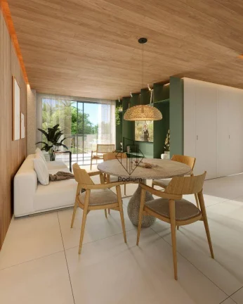 Imagem Apartamentos com varanda / sacada em Condominio Club à 115m da praia em Ponta de Campina - AP2517