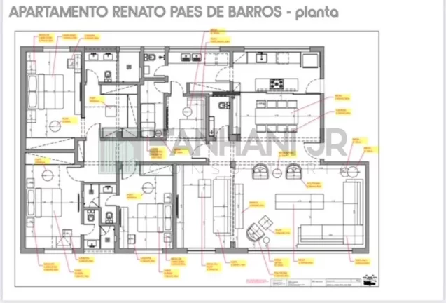 Imagem Imperdível: Apartamento à venda ou locação no Itaim Bibi, São Paulo-SP! 3 quartos, 3 suítes, 3 salas, 4 banheiros, 2 vagas, 210m². ?