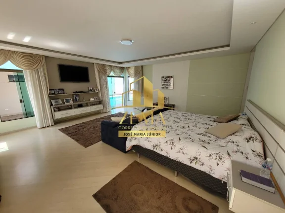 Imagem casa térrea, 1400 m2 terreno, construção 500 m2, 04 St, Piscina, Quadra