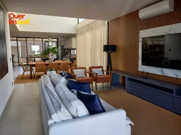 Imagem Casa de alto padrão em condomínio no Residencial Alto do Castelo, Ribeirão Preto-SP 4 quartos, 4 suítes, 2 salas, 3 banheiros, 4 vagas garagem, 378,11 m² Quer Imóvel Negócios Imobiliários