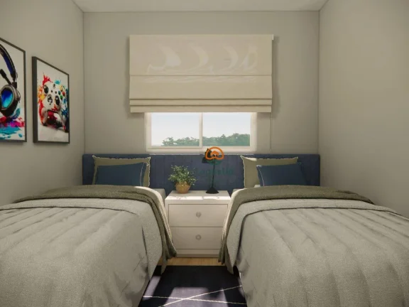 Imagem Apartamento com 2 dormitórios à venda, 49 m² por R$ 285.201,75 - Villa Paradiso - Lagoa Santa/MG