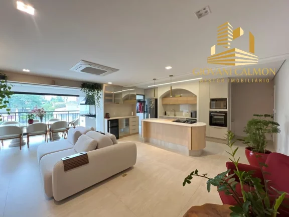 Imagem Apartamento de Luxo no Brooklin Paulista: 2 quartos, 2 suítes, 2 salas, 1 banheiro, 2 vagas, 130m² - São Paulo-SP