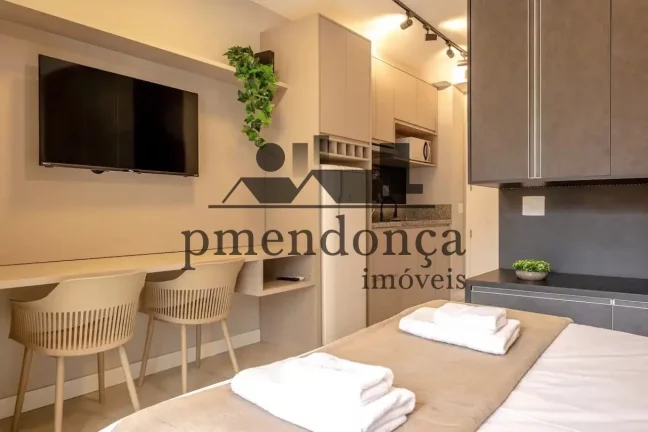 Imagem Studio Mobiliado, proximo metro, shopping, 1 domrt, 1 vagassTUDO M