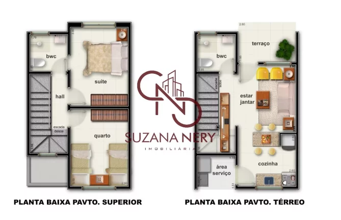 Imagem CASA DUPLEX EM CONDOMÍNIO FECHADO