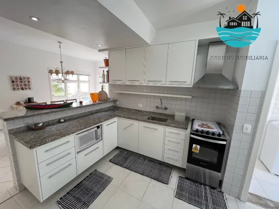 Imagem Alugar Casa anual em Juquehy em Condomínio Fechado - com 4 dormitórios, 2 suíte, 100m da praia - Acomodação máx. 10 pessoas | Juquehy Imobiliária