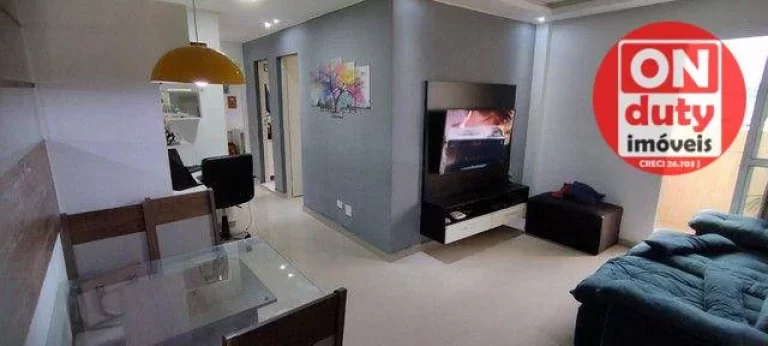 Imagem Apartamento com 2 dormitórios à venda, 54 m² por R$ 350.000,00 - Jardim dos Pássaros - Guarujá/SP