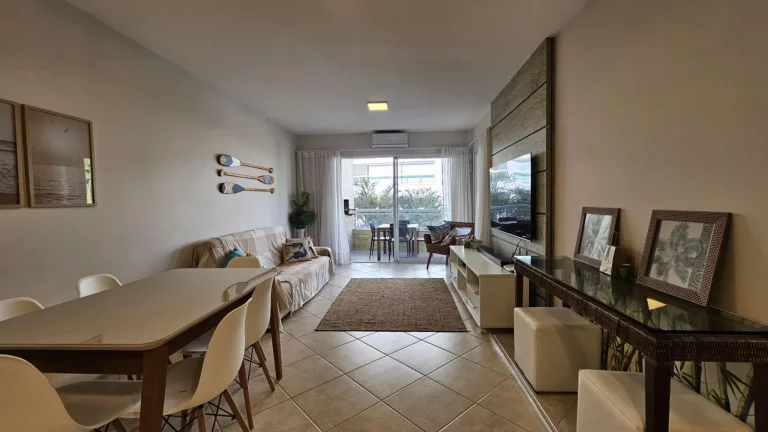 Imagem Venda de Apartamento no Riviera de São Lourenço Módulo 07: 3 Quartos, 1 Suíte, 2 Salas, Varanda Gourmet, Mobiliado.