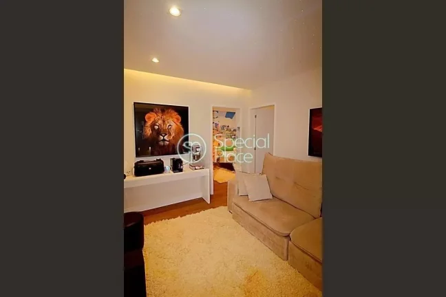 Imagem Excelente apartamento garden no Panamby - Área: 238m² - Living com pé direito duplo, varanda com ...