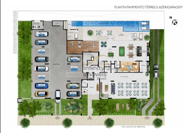 Imagem Évora Rua Castelo de Abrantes, - Apartamento à venda no bairro Castelo - Belo Horizonte/MG