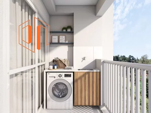 Imagem Apartamento para Venda em Pinhais, Jardim Amélia, 2 dormitórios, 1 banheiro, 1 vaga