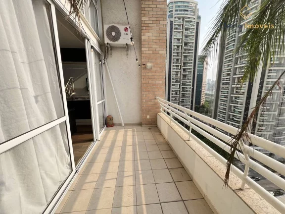 Imagem Duplex 1 Quarto | 2 Vagas | Varanda | 65m² Útil | Berrini - SP