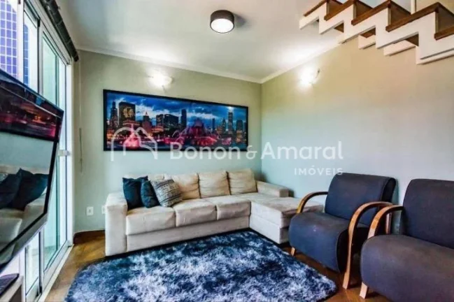 Imagem Apartamento duplex à venda, 2 quartos e 2 suítes, no bairro Cambuí

Lindo apartamento, todo mobil...