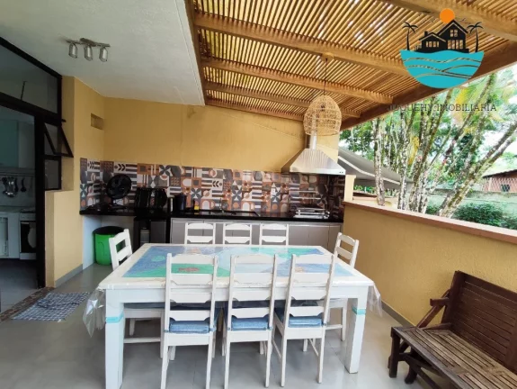 Imagem Aluguel de Temporada em Juquehy, casa com 3 dormitórios, sendo uma suíte, Pisina, A 300m da praia - Acomodação 8 pessoas | Juquehy Imobiliária