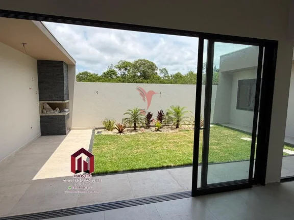 Imagem Linda casa moderna com 3 suítes e área gourmet – São José/SC - Brasil