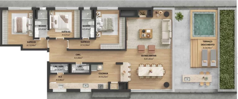 Imagem Matiz Moinhos - Apartamento à venda no bairro Auxiliadora - Porto Alegre/RS