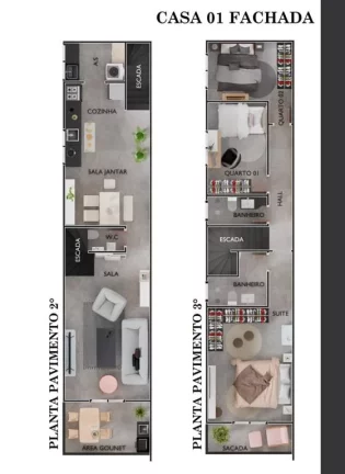 Imagem CASA COM 120 m² - AVIAÇÃO - PRAIA GRANDE SP