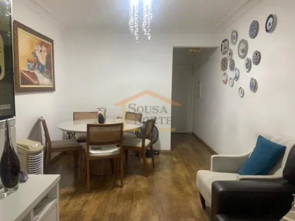 Imagem Apartamento com 68 m², 3 dormitórios, sendo 1 suíte, Imóvel bem conservado, totalmente mobiliado...