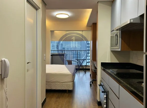 Imagem Apartamento para locação em São Paulo-SP, Vila Mariana: 1 quarto, 2 salas, 1 banheiro, 25m². Imperdível!