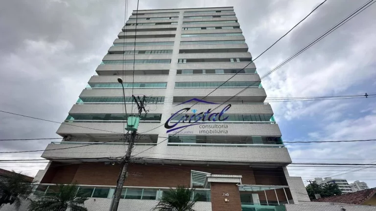 Imagem Apartamento com 3 dormitórios à venda, 101 m² por R$ 780.000 - Guilhermina - Praia Grande/SP