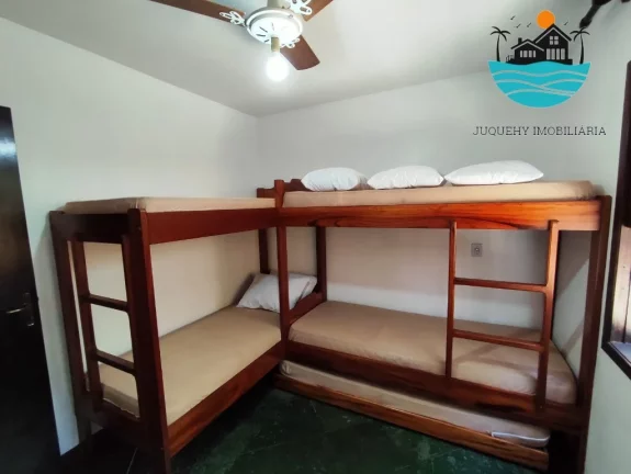 Imagem Casas para Alugar em Juquehy, 550 metros da praia, piscina, churrasqueira, 04 dormitórios, Max 16 pessoas | Juquehy Imobiliária