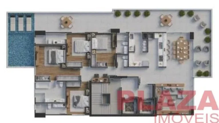 Imagem Zenith Tower – Exclusividade e Sofisticação a 120 Metros do Mar