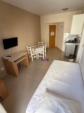 Imagem Flat com 1 dormitório à venda, 36 m² por R$ 265.000 - Gonzaga - Santos/SP