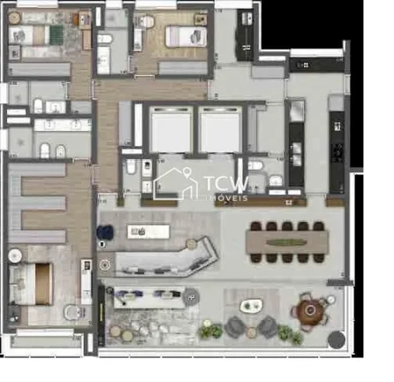 Imagem Apartamento à venda no bairro Ibirapuera - São Paulo/SP, Zona Sul