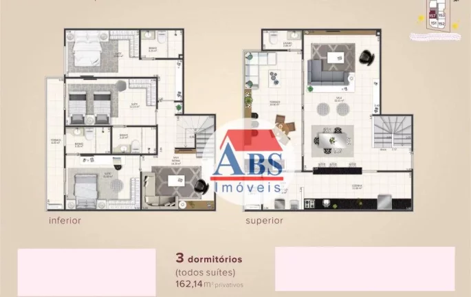 Imagem Apartamento com 2 dormitórios à venda, 80 m² por R$ 399.000,00 - Aviação - Praia Grande/SP