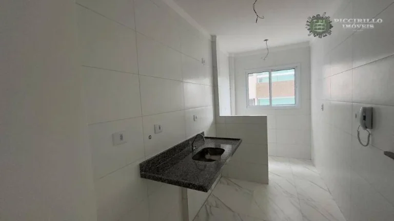 Imagem Apartamento com 1 dormitório à venda, 51 m² por R$ 330.000 - Vila Guilhermina - Praia Grande/SP
