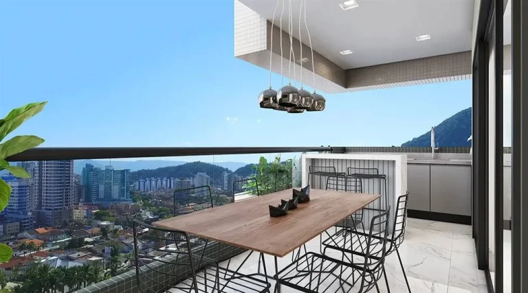 Imagem APARTAMENTO COM 94 m² - FORTE - PRAIA GRANDE SP