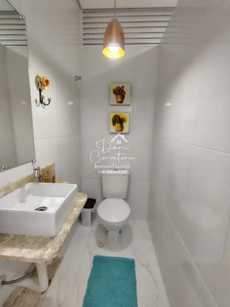Imagem Imperdível! Apartamento de luxo à venda em Guarujá-SP, Pitangueiras. 3 quartos, 3 suítes, 2 salas, 5 banheiros, 2 vagas, 180m².