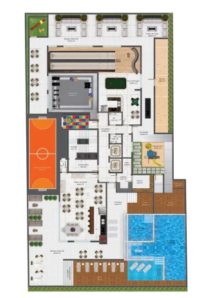Imagem Aria ... Sublime Club House - Apartamento à venda no bairro Perequê - Porto Belo/SC