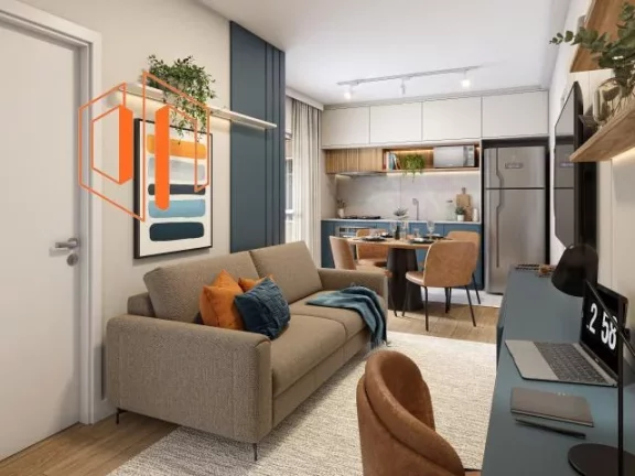 Imagem Apartamento para Venda em Pinhais, Jardim Amélia, 2 dormitórios, 1 banheiro, 1 vaga