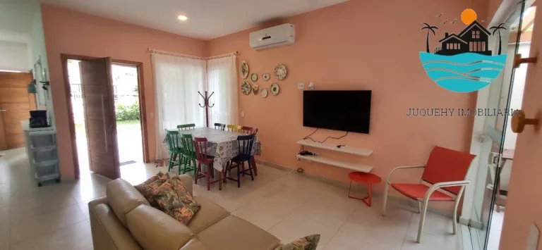 Imagem Casa para Alugar em Juquehy com, 4 dormitórios, 3 suítes, 150m da praia - Acomodação 10 pessoas | Juquehy Imobiliária