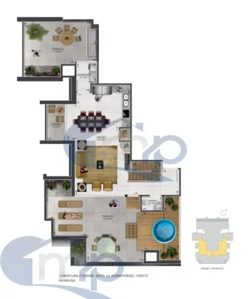 Imagem Apartamento á venda com 2 dormitórios no Predial em Torres/RS